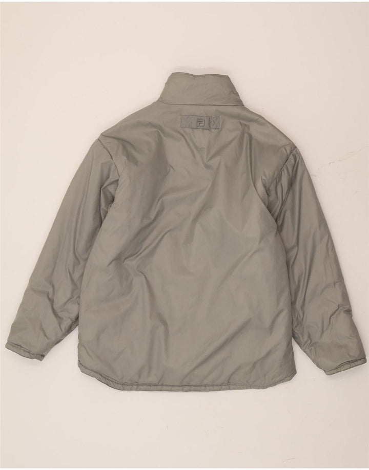 Fila Chaqueta acolchada reversible para hombre IT 50 Large Poliéster con bloques de color negro