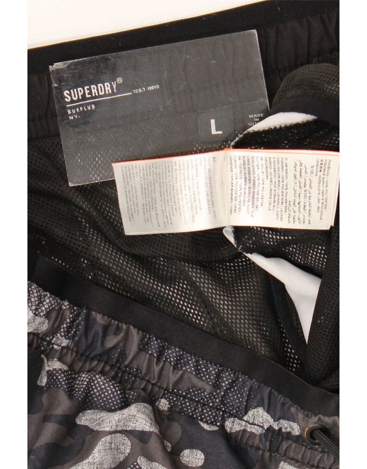 Superdry Bañador Bañador Hombre Grande Multicolor Camuflaje Poliéster
