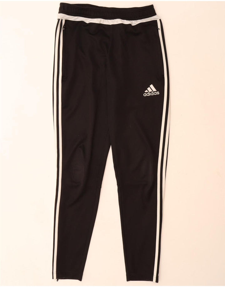 Adidas Mens Climacool Chándal Pantalones Pequeños Negro Poliéster