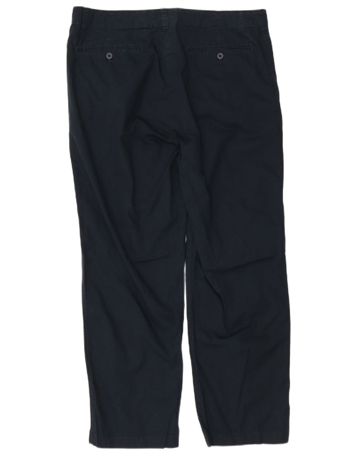 CALVIN KLEIN Pantalón chino recto para hombre W36 L30 Algodón azul marino
