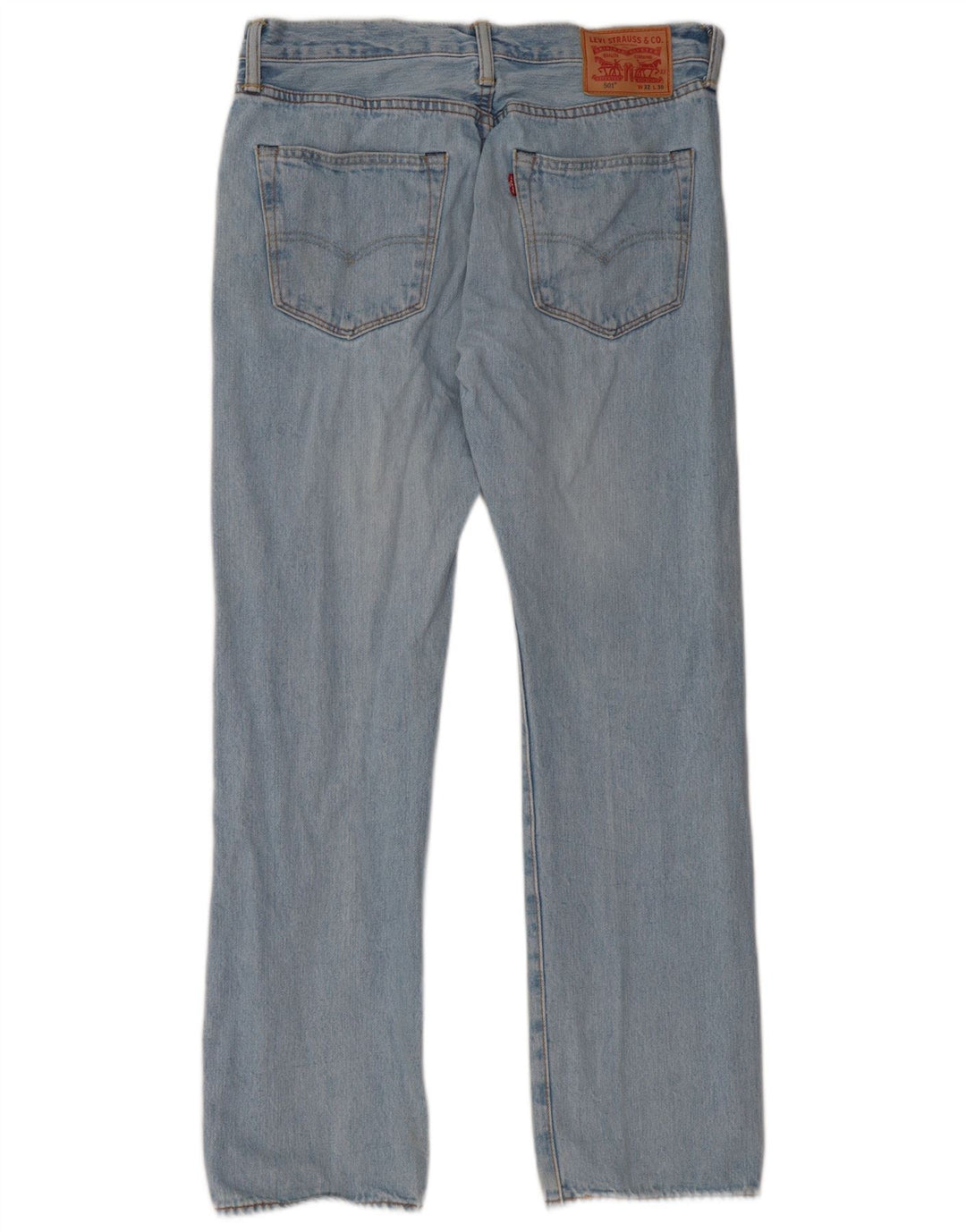 Levi's Hombre 501 Vaqueros Rectos W32 L30 Algodón Azul