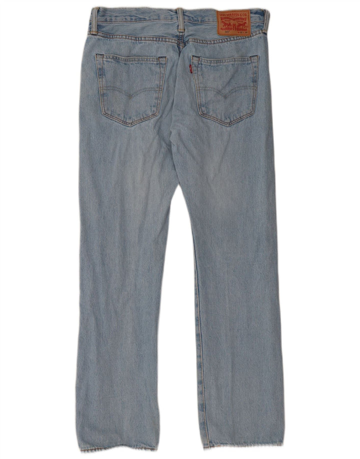 Levi's Hombre 501 Vaqueros Rectos W32 L30 Algodón Azul