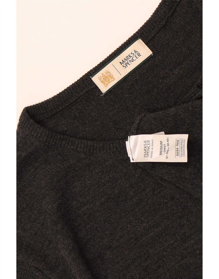 Marks & Spencer Suéter De Cuello Redondo Para Hombre Acrílico Gris Medio