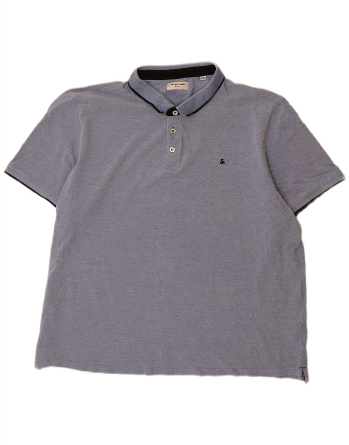 Polo Jack & Jones Hombre 3XL Algodón Azul