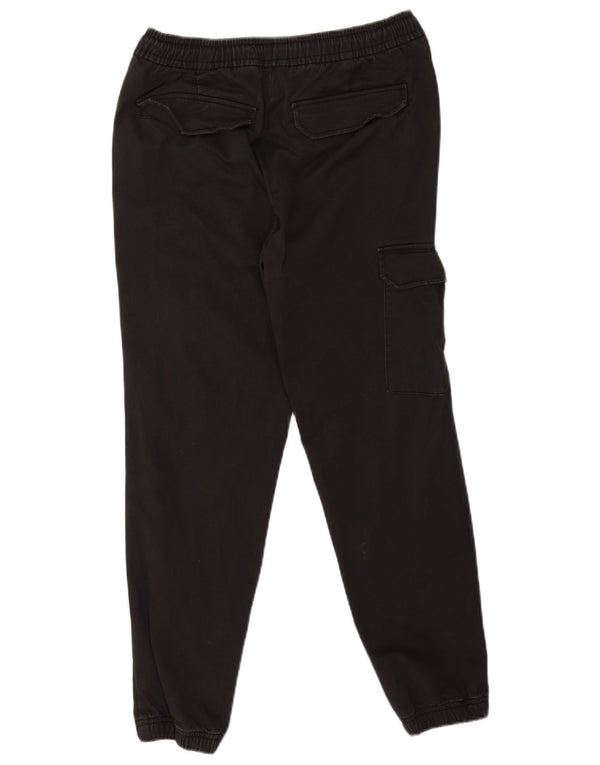 Jack & Jones Mens Joggers Cargo Pantalones Pequeños W28 L27 Algodón Negro