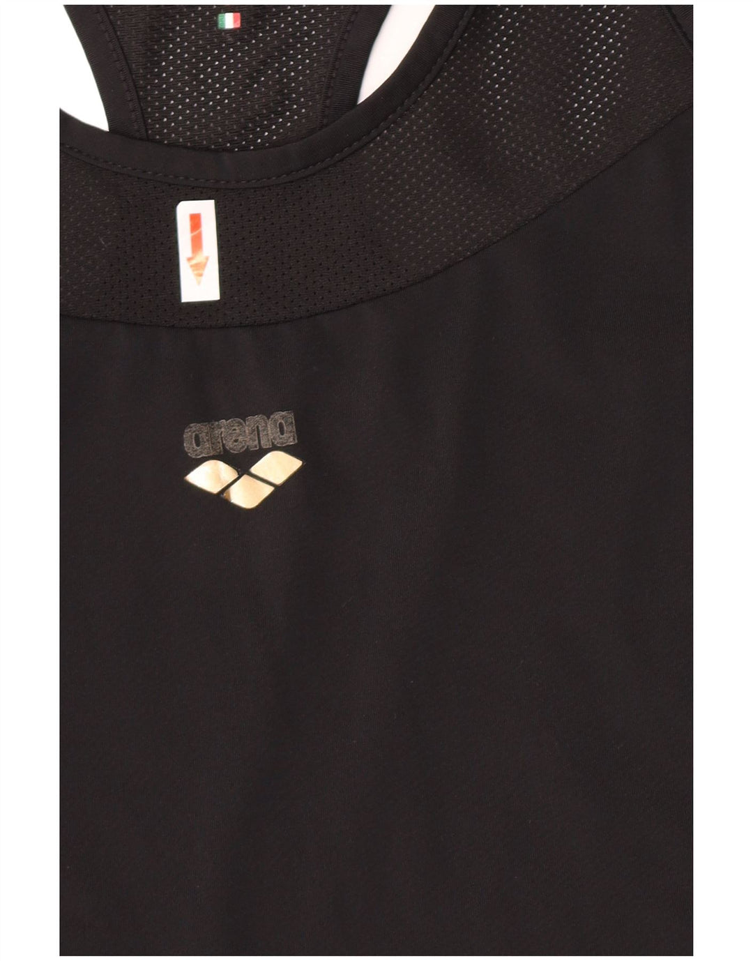 Arena Camiseta sin mangas para mujer UK 40 Mediano Negro Poliéster