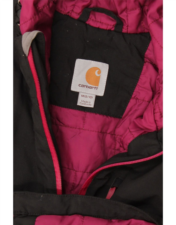 Carhartt Chaqueta cortavientos con capucha para mujer US 8/10 Mediano Negro Poliéster