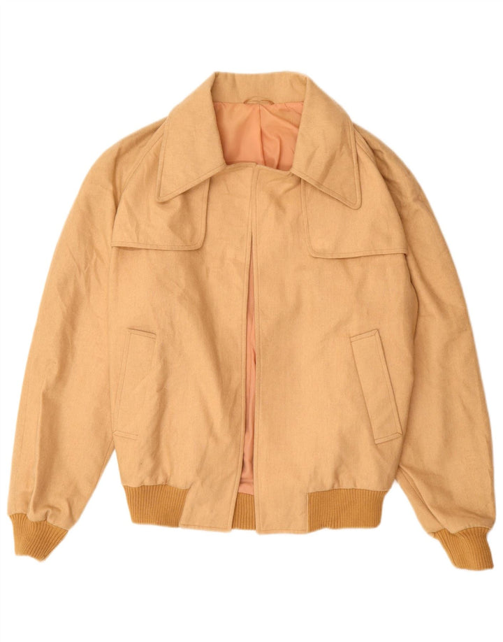 VINTAGE Conjunto de 2 piezas para mujer Reino Unido 12 Medio W28 L34 Beige