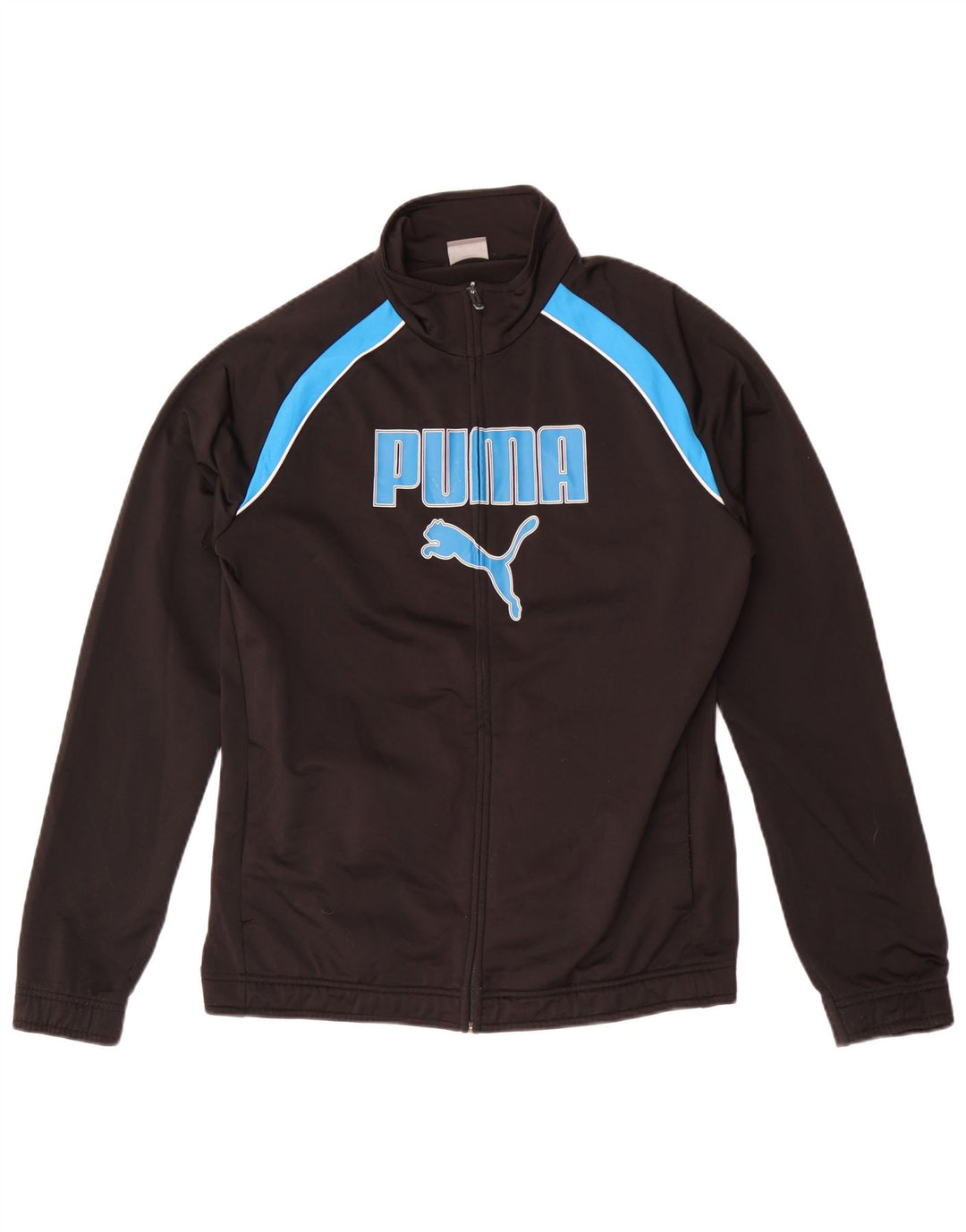 Puma Chaqueta De Chándal Con Gráfico Para Hombre Poliéster Color Block Negro Mediano