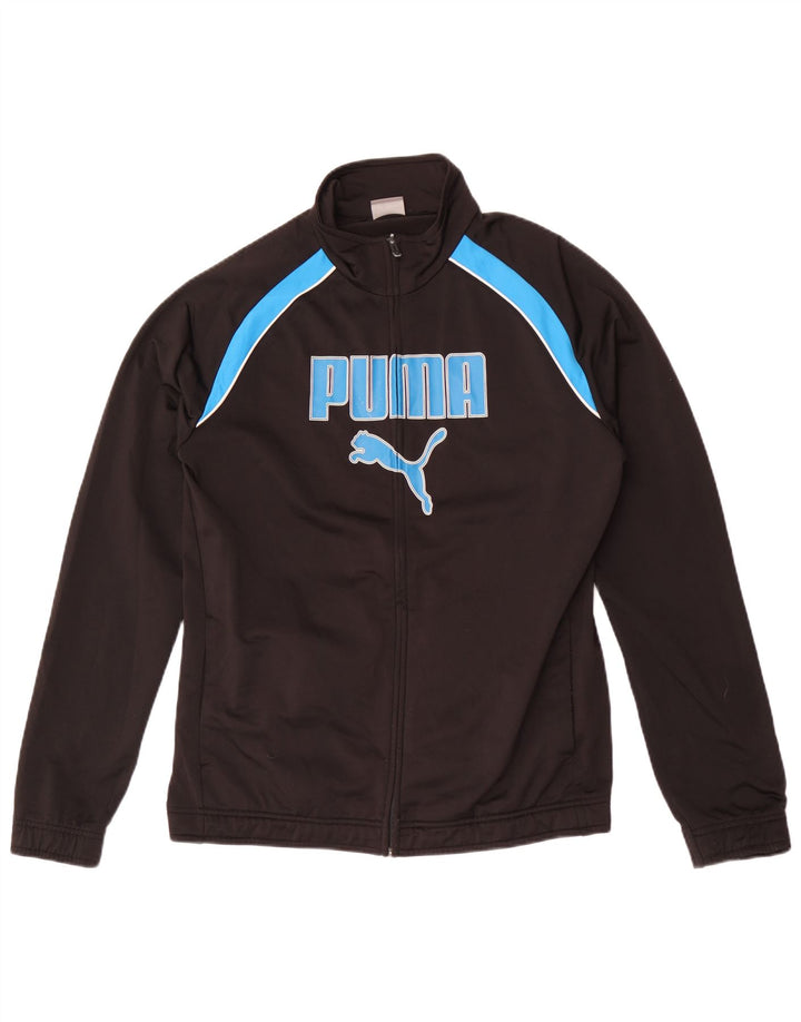 Puma Chaqueta De Chándal Con Gráfico Para Hombre Poliéster Color Block Negro Mediano