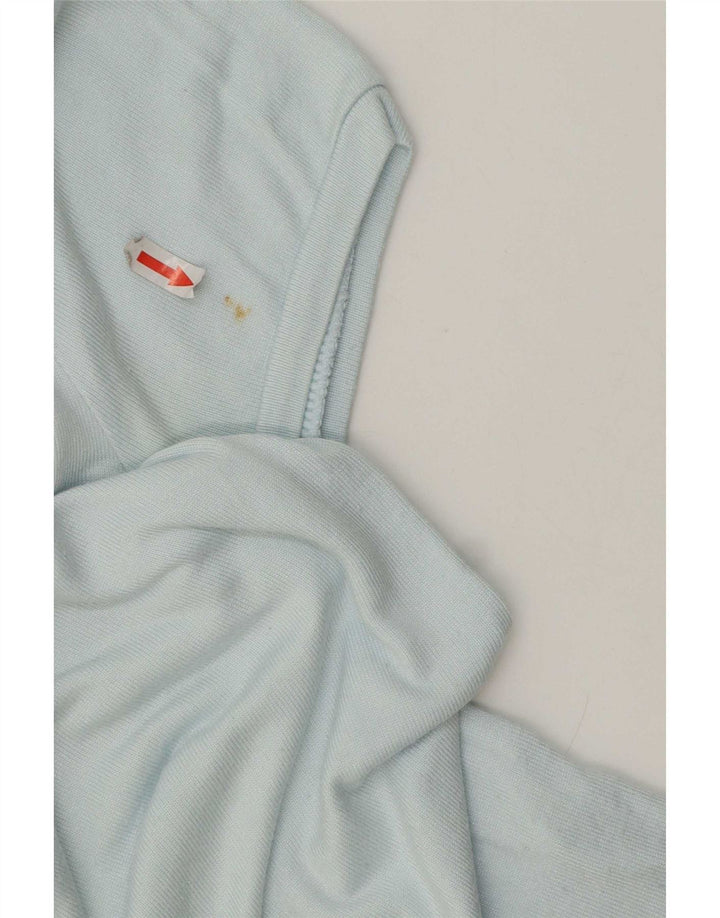 Zara Camiseta Mujer Top UK 10 Small Viscosa Azul