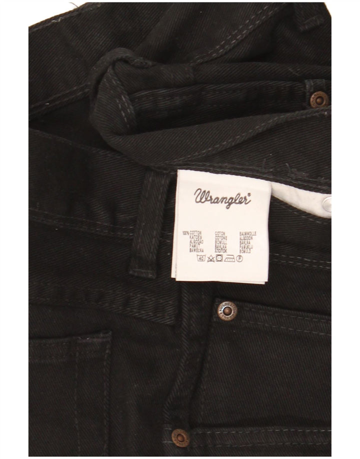 Wrangler Vaqueros rectos de corte regular para hombre W38 L30 Algodón negro
