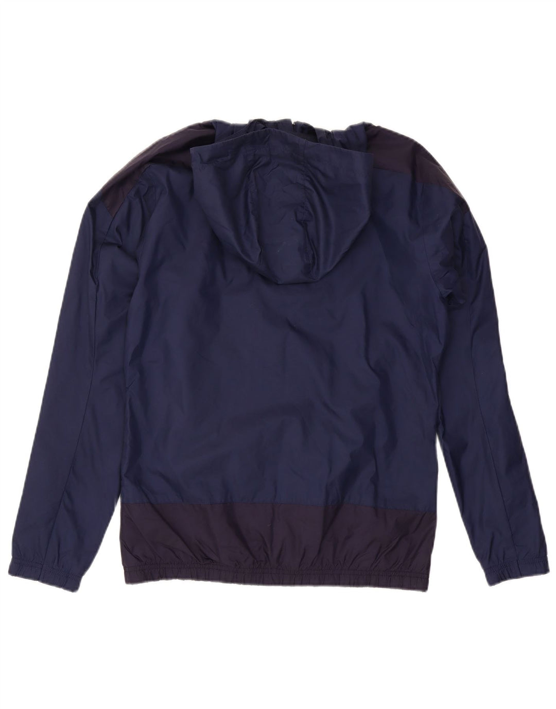 Puma Chaqueta impermeable con capucha para hombre UK 36 Small Azul marino Colorblock Nylon