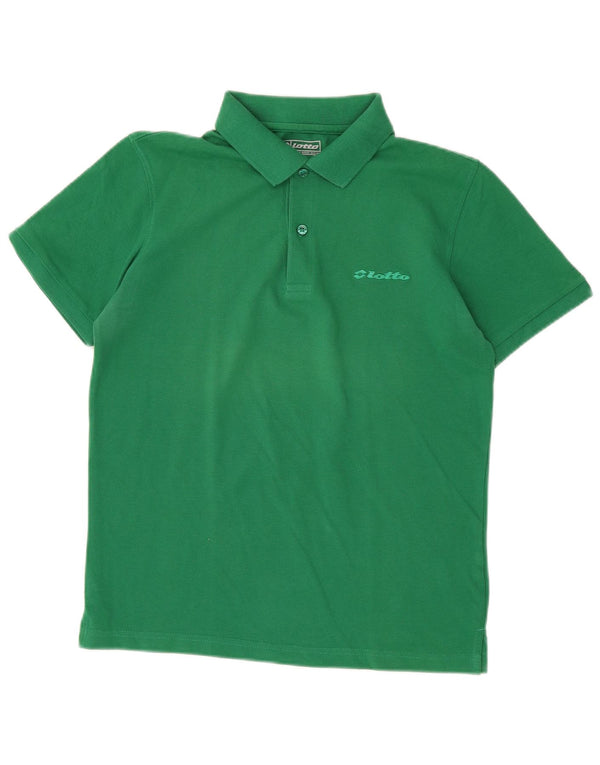 Polo Lotto Hombre Small Verde Algodón