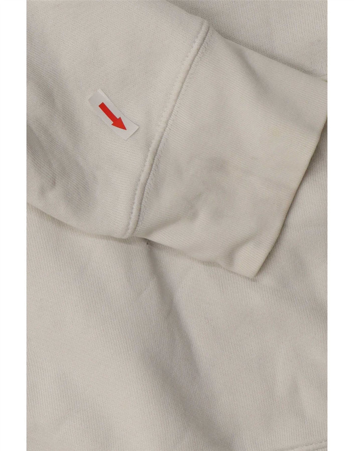 Levi's Jersey con capucha gráfica para hombre de algodón blanco grande