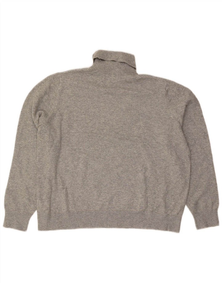 Marks & Spencer Suéter tipo jersey con cuello vuelto para mujer Reino Unido 46 Grande Gris moteado