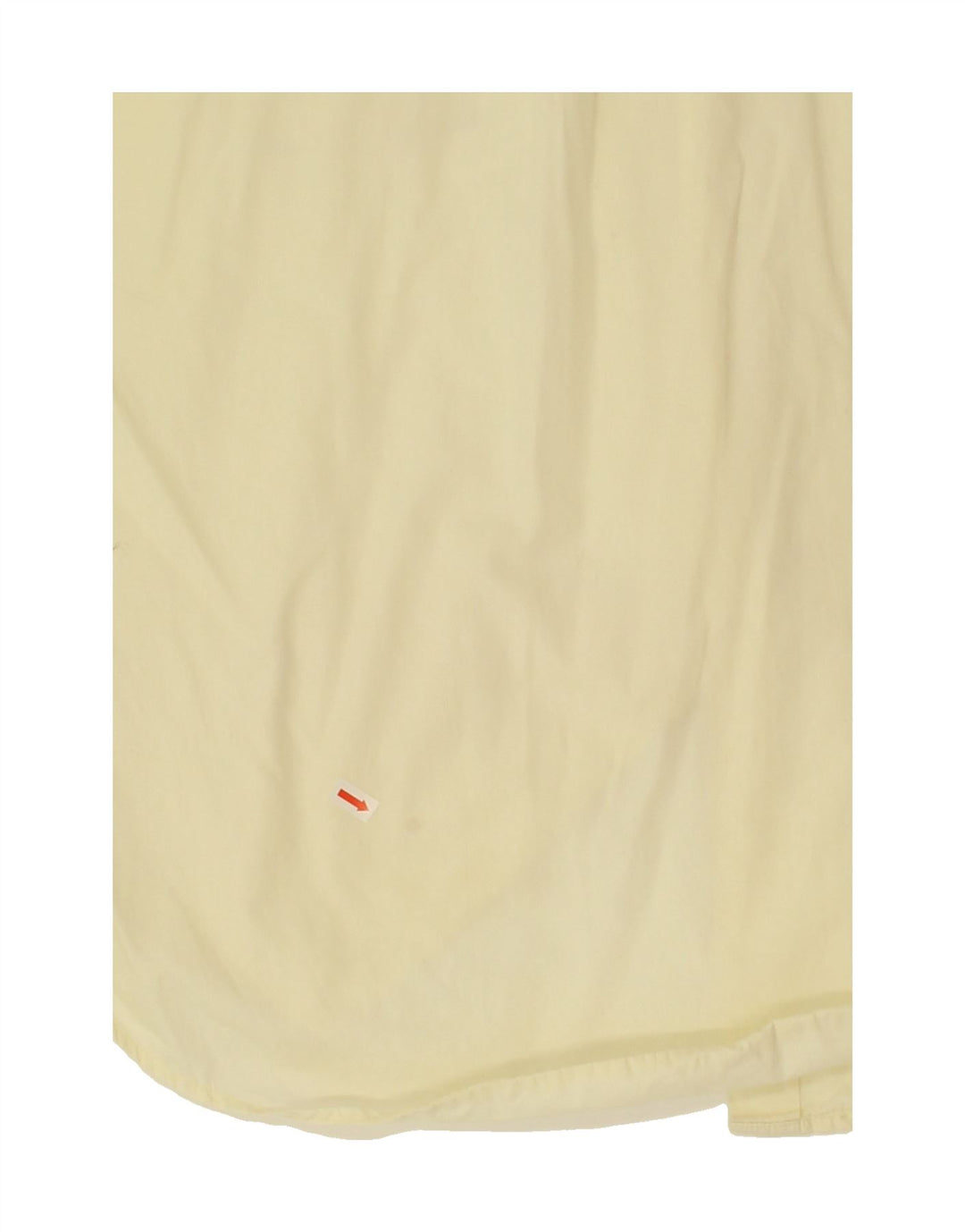 TRUSSARDI Mens Short Sleeve Shirt Large Yellow Vintage Trussardi and Second-Hand Trussardi from Messina Hembry 
