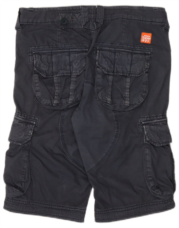 Superdry Shorts Cargo Para Hombre Pequeño W32 Algodón Azul Marino