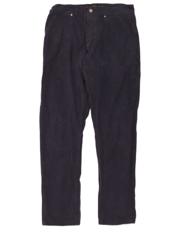 Guess Pantalón Cargo Recto Hombre W32 L32 Azul Marino