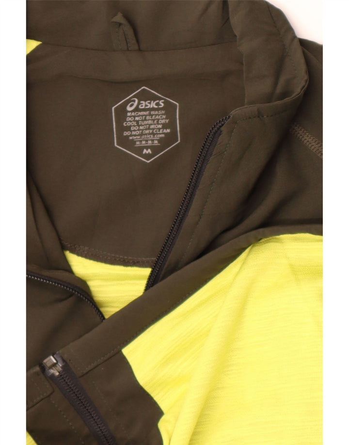 Asics Hombre Chándal Top Chaqueta Mediana Caqui