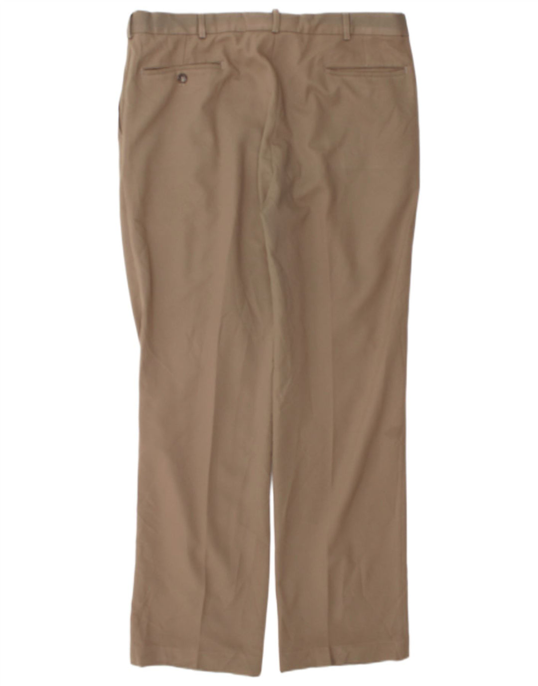 Farah Mens Pegged Traje Pantalones W36 L32 Beige