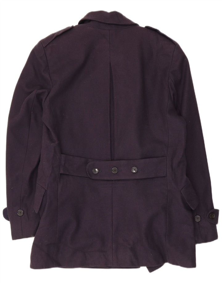 French Connection Gabardina para hombre ES 38 Lana virgen azul marino mediana