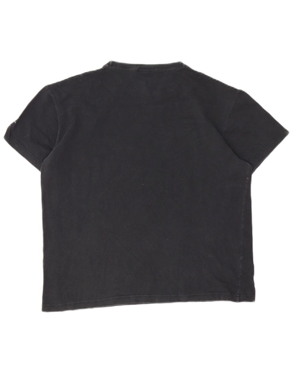 Calvin Klein Jeans Camiseta para mujer Top UK 46 Grande Negro