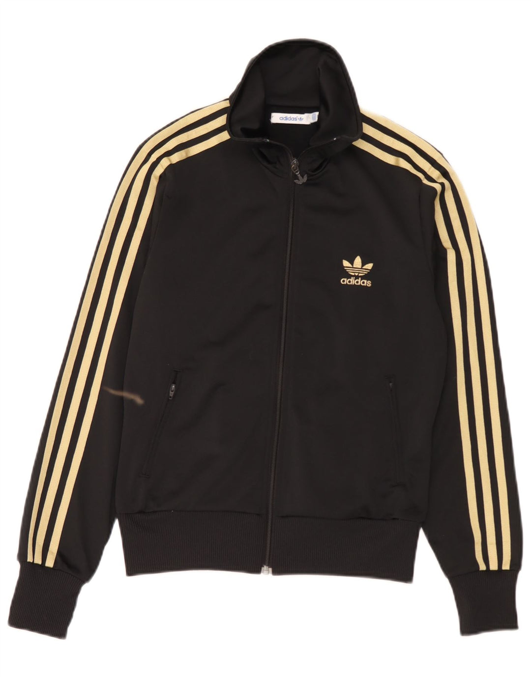 Adidas - Chaqueta de chándal gráfica para mujer, talla 38, color negro mediano