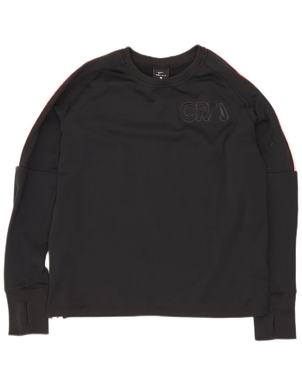 Nike CR7 Graphic Sudadera para niños 13-14 años XL Negro Colorblock
