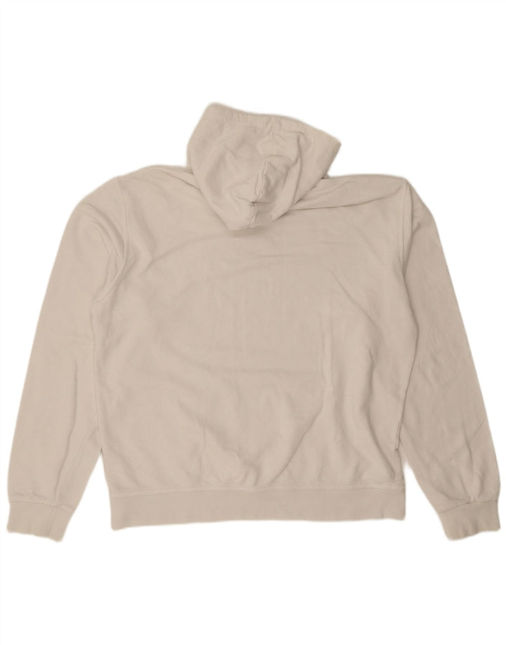 Asics Hombre Graphic Sudadera Con Capucha Jumper XL Off White Algodón