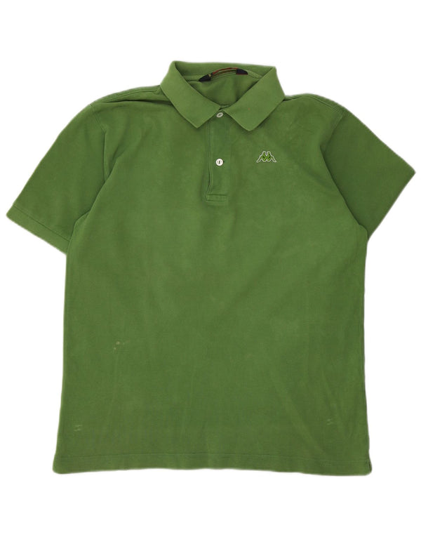 Kappa Polo Hombre Small Verde Algodón