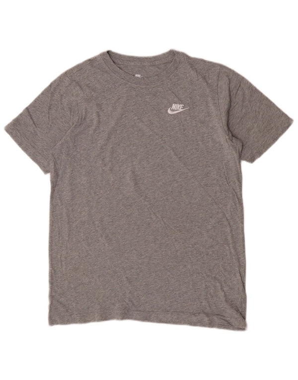 Nike Camiseta para niño 13-14 años XL Algodón moteado gris
