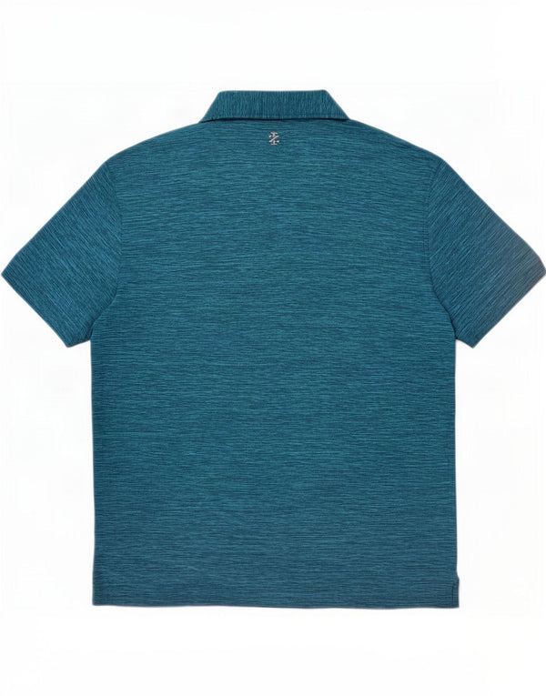Polo Izod Hombre XL Poliéster Moteado Azul
