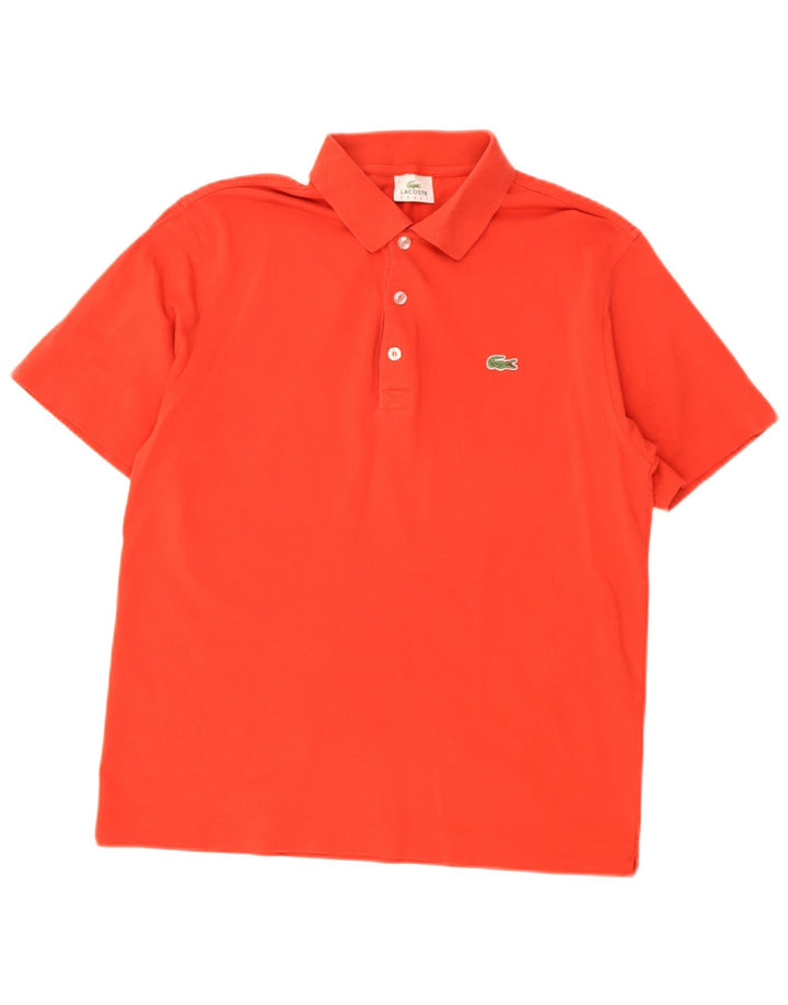 Polo Lacoste para hombre talla 4 mediano algodón rojo