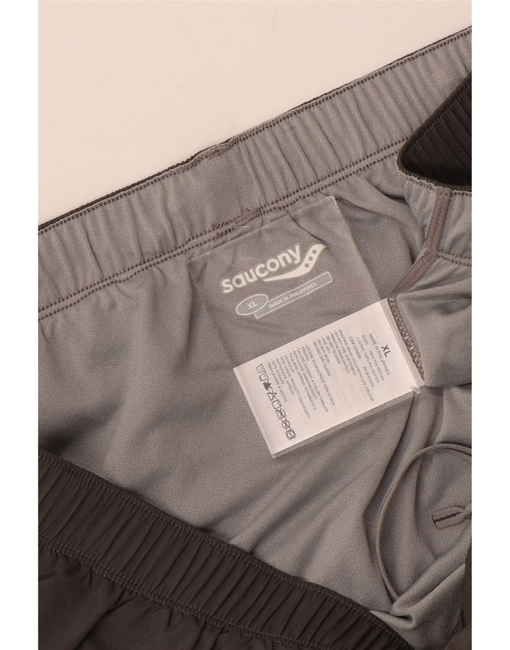 Saucony Shorts Deportivos Hombre XL Gris Poliéster
