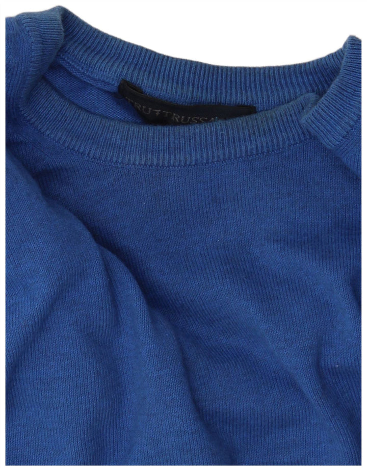 Trussardi Jersey De Cuello Redondo Hombre XL Azul