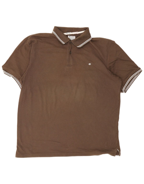 Champion Polo De Ajuste Fácil Para Hombre 3XL Marrón