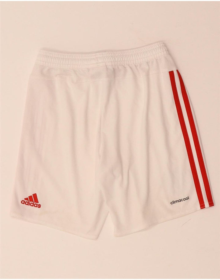 ADIDAS Pantalón corto deportivo Manchester United para niño 9-10 años Blanco Poliéster