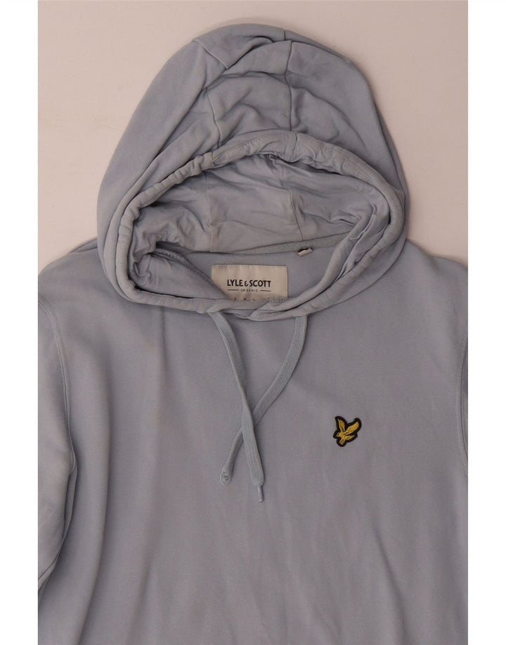 LYLE & SCOTT Jersey con capucha para hombre pequeño algodón azul