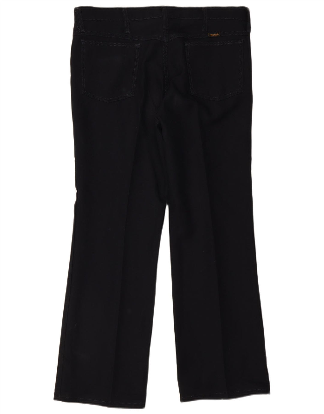 Wrangler Pantalones Casuales Rectos Para Hombre W36 L30 Poliéster Azul Marino