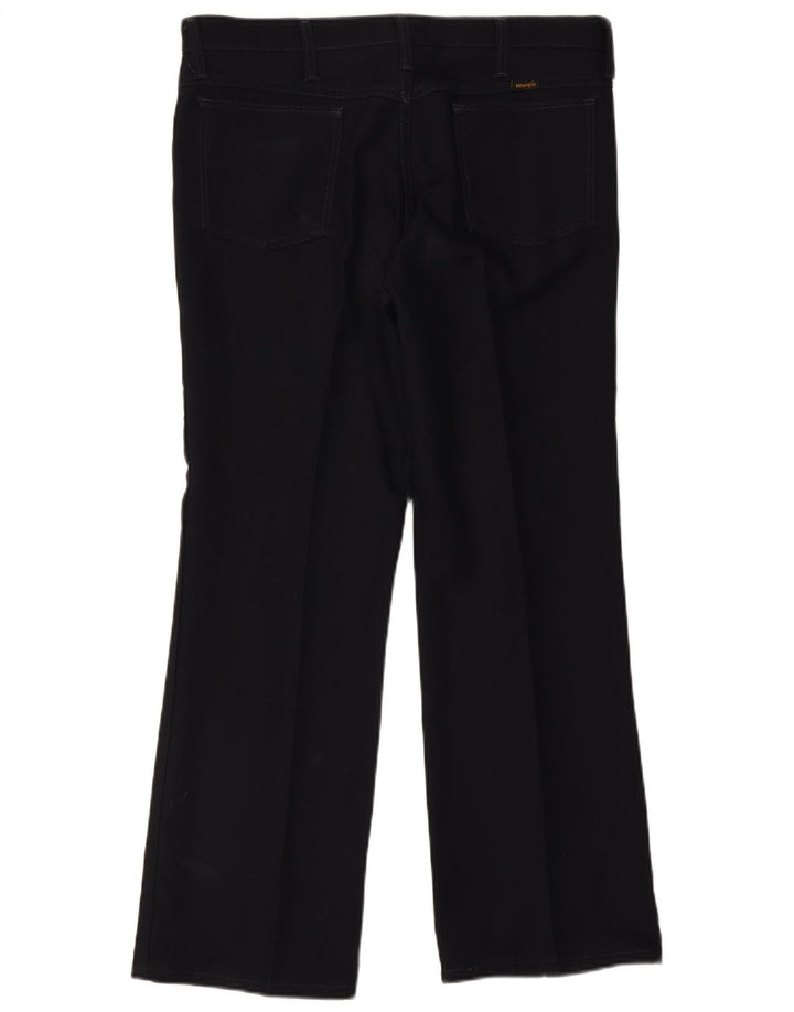 Wrangler Pantalones Casuales Rectos Para Hombre W36 L30 Poliéster Azul Marino