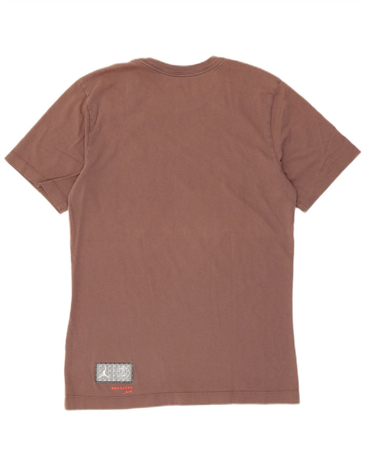 JORDAN Camiseta gráfica Paris Saint-Germain para hombre, talla pequeña, marrón