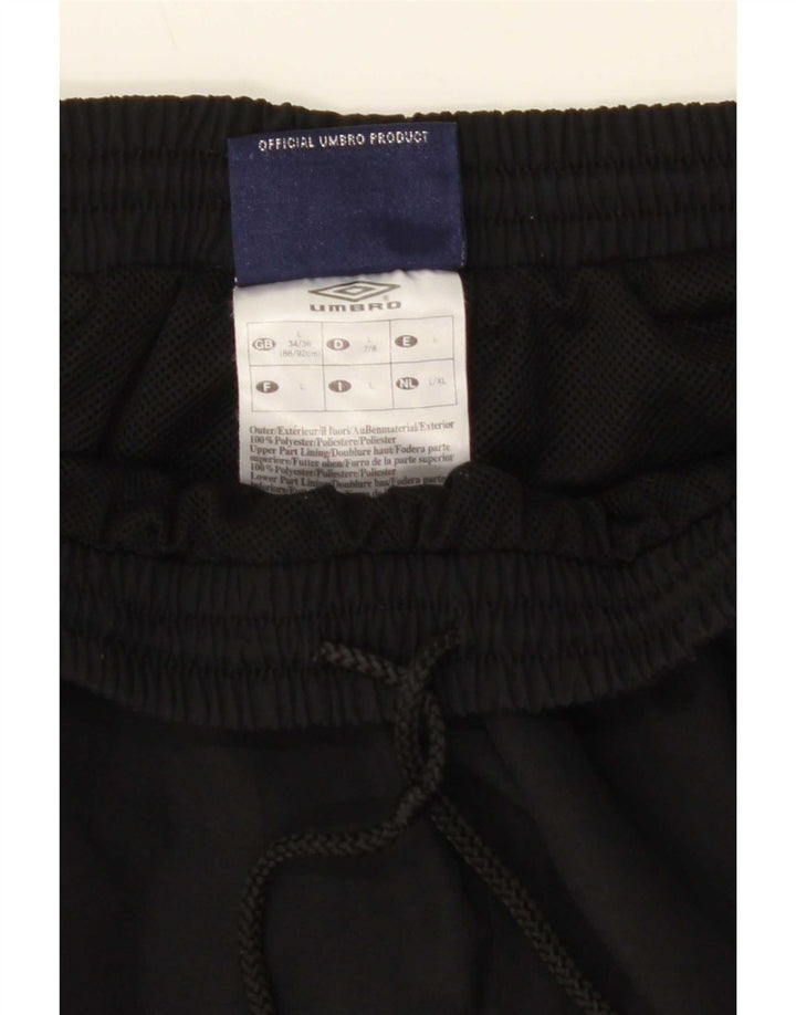 Umbro Pantalón De Chándal Para Hombre Joggers Large Negro Poliéster