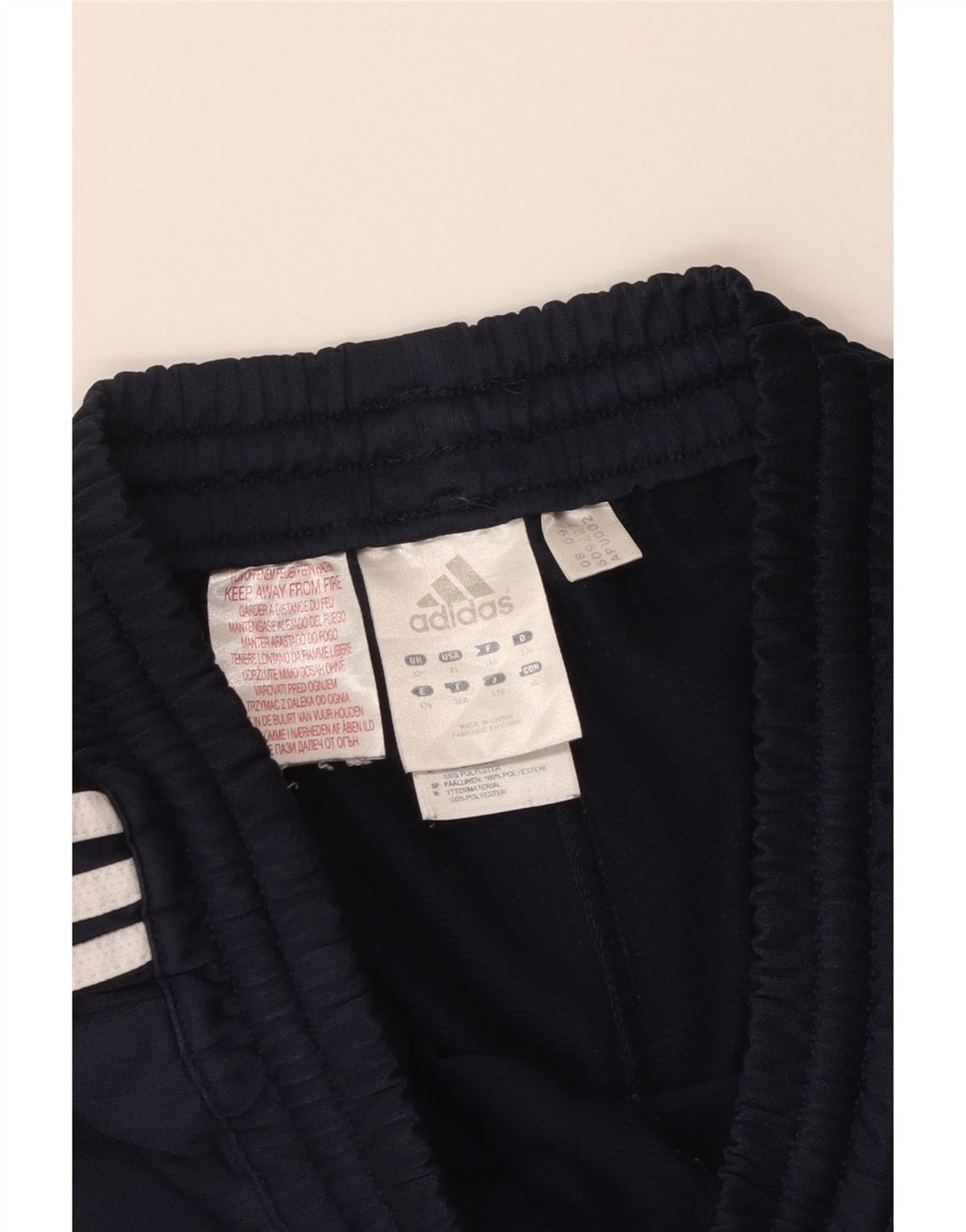 Pantalones cortos deportivos ADIDAS para hombre Poliéster azul marino medio