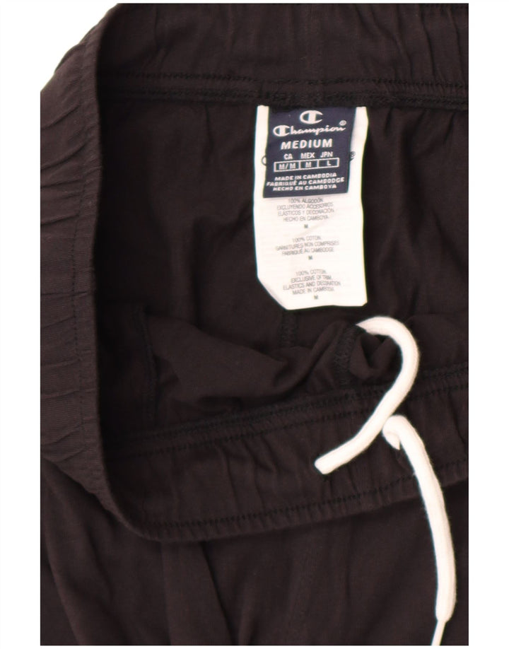 CHAMPION Pantalones de Chándal para Hombre Algodón Negro Mediano