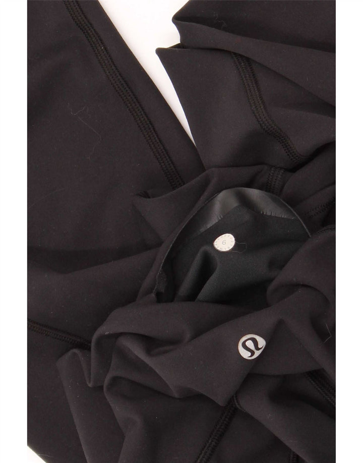 Lululemon Leggings cortos para mujer US 6 mediano negro