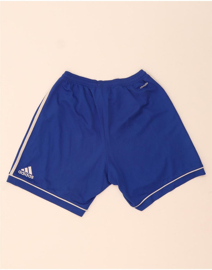 Adidas Mens Climalite Sport Shorts Pequeño Azul Poliéster