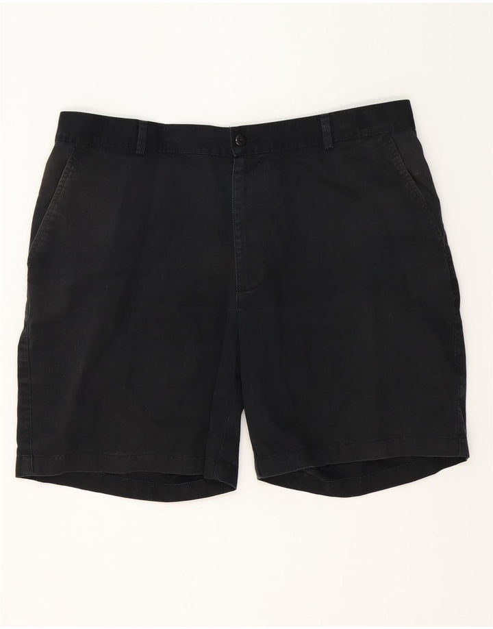 IZOD Pantalones cortos chinos para hombre W36 Algodón negro grande