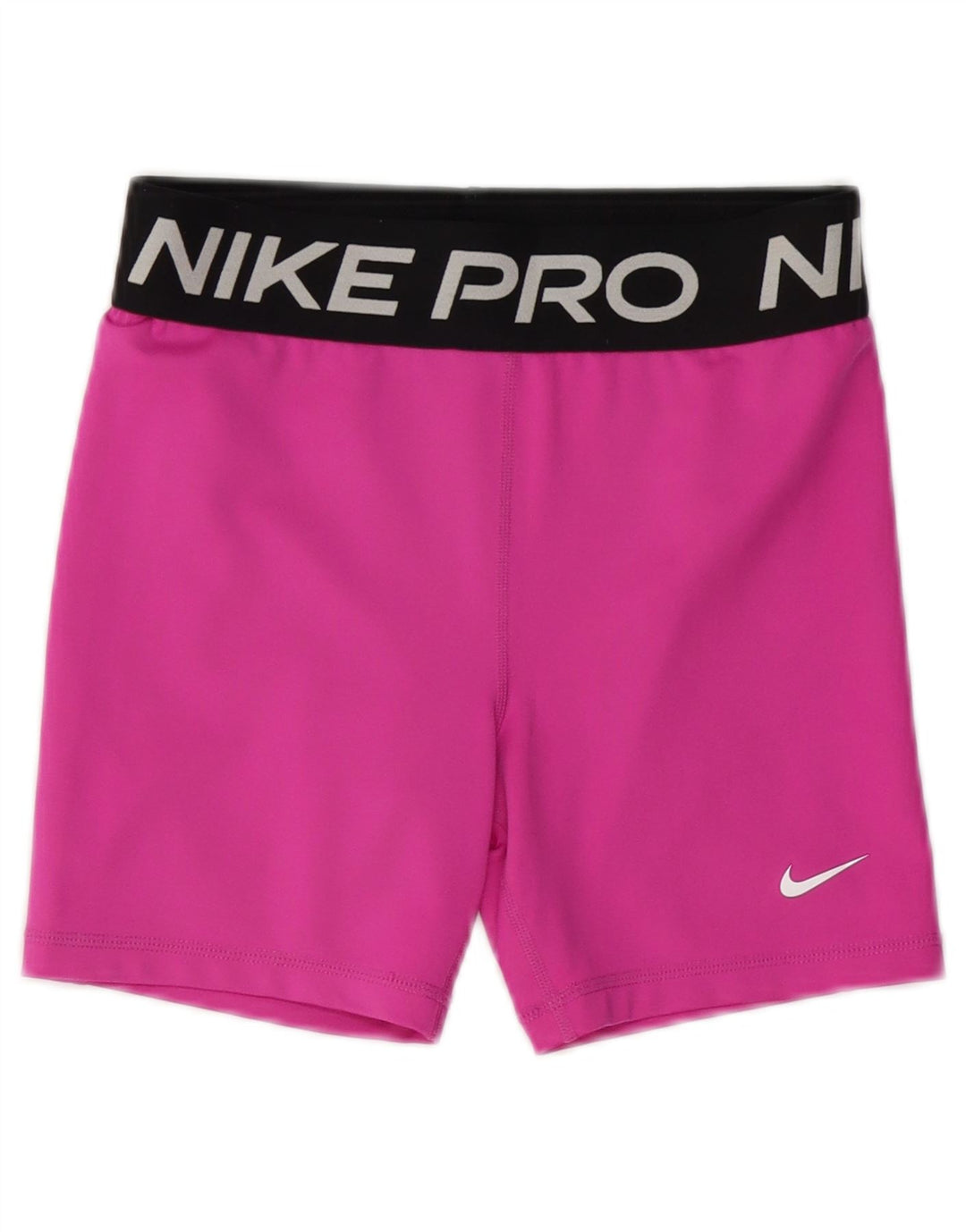 NIKE Pantalones cortos deportivos Dri Fit Graphic para niñas 13-14 años XL Bloque de color rosa