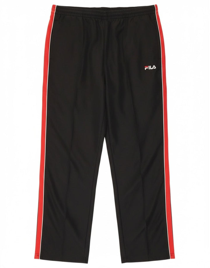 Fila Pantalón De Chándal Hombre XL Poliéster Color Block Negro